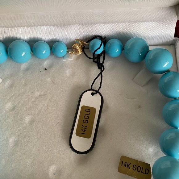 - LUPERLA BLUE PEARL NECKLACE - Picture 5 of 13